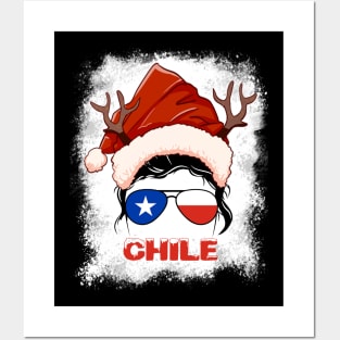 Chile girl, Chilean Christmas gift , Regalo Navidad Chile Posters and Art